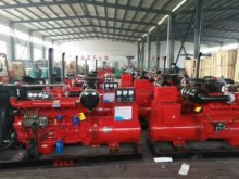 大批量出口发电机组准备交付